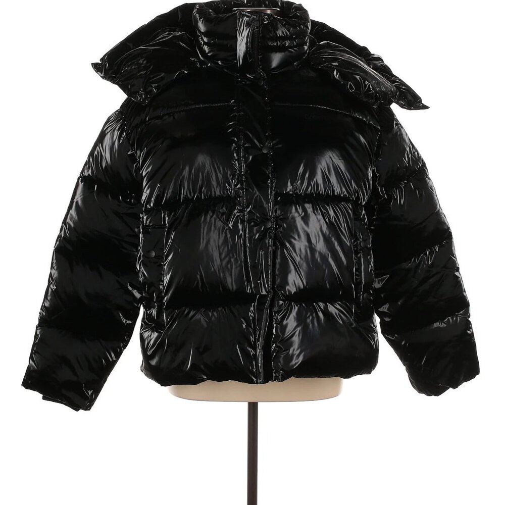 New with Tags! Calvin Klein Jeans oversized high-shine puffer jacket